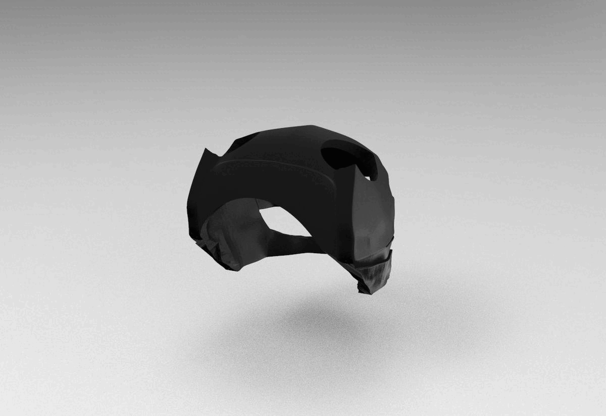 ezgif.com-gif-maker-1.gif Archivo STL Máscara de murciélago (casco de Batman para gatos simpáticos)・Plan imprimible en 3D para descargar, RodrigoSC