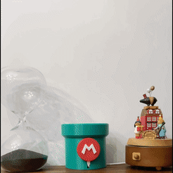 Mario-mood-light02.gif STL file Super Mario- Mario mood light・Model to download and 3D print