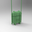 untitled.275.gif 3d parametric bag / container / basket / basket / purse / bag / wallet / clutch / clutch /voronoi