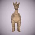 tbrender.gif Free OBJ file Lama- Llama Unicorn Animal・Model to download and 3D print