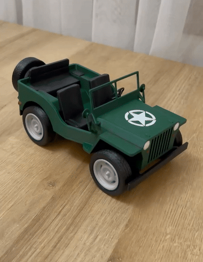 Jeep Willys MB 1941 – 1:18 Scale Printable Model Kit
