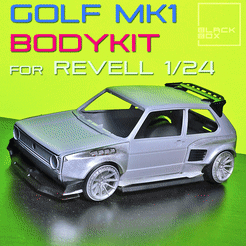 0.gif file GOLF 1 BB01 BODYKIT For REVELL 1-24th scale・Design to download and 3D print, BlackBox