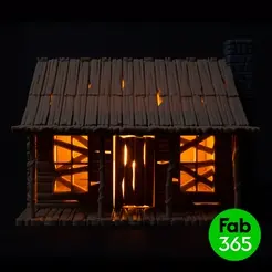 Horror_house_01.gif Файл 3D Дом ужасов - по мотивам "Зловещих мертвецов・Модель для загрузки и 3D-печати, fab_365