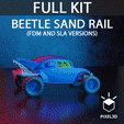FULL KIT BEETLE SAND RAIL (FDM AND SLA VERSIONS) Beetle Sand Rail with turning system (FDM and DLP versions)