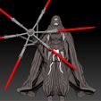 THE-sITH.gif 3D file STAR WARS .STL VISIONS, THE SITH OBJ. VINTAGE STYLE ACTION FIGURE.・3D printable model to download