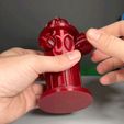 fire_hydrant_opening.gif STL file Fire Hydrant Stash Container・3D print design to download