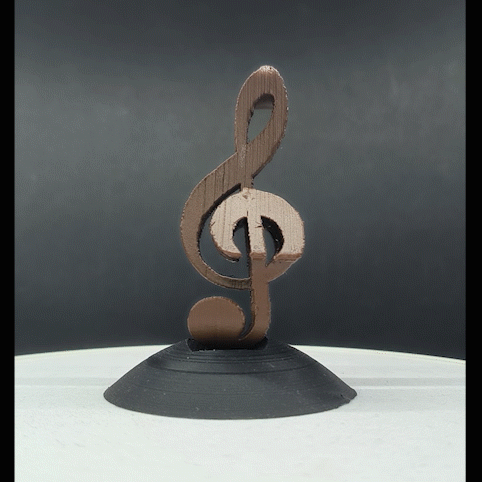 🎷 The Flips: Saxophone - Treble clef・ STL File for ・Cults