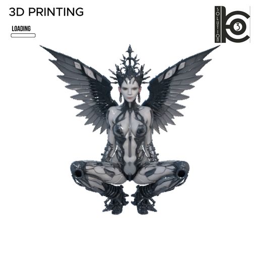 Dark-Seraph---Gothic-Cyber-Fairy-STL.mp4 Dark Seraph - Gothic Cyber Fairy STL