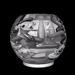 ezgif.com-gif-maker-8.gif STL-Datei Micky Maus und Freunde NIGHT LIGHT LITHOPHANE herunterladen • Objekt für den 3D-Druck, 3DPrintingProjects