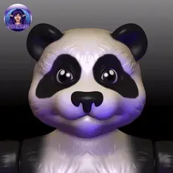Panda-2.gif Fichier 3D Flexy Panda - Imprimez en place - Aucun support nécessaire・Plan pour imprimante 3D à télécharger, MysticSaige