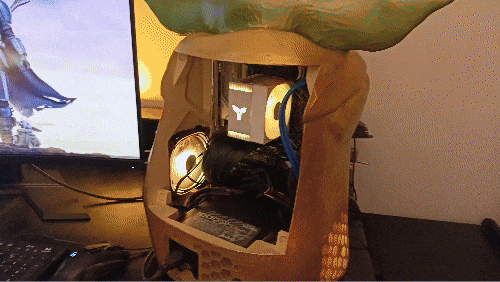 🖥️ GROGU PC CASE DIY・Бесплатный бесплатно 3D для ・Cults