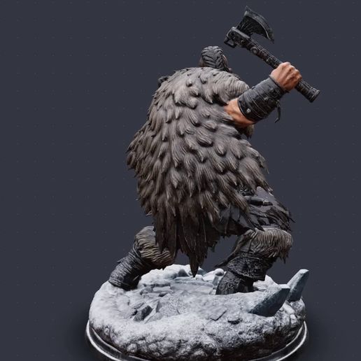 bandicam-2026-02-24-02-29-25-940.mp4 Wolfborn Berserker – Dual Axe Warrior STL