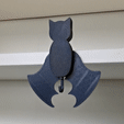 20211007101441.gif STL file Bat Wall Key Hanger・3D printing idea to download, TomoDesigns