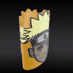 Untitled.gif STL-Datei Naruto Stifthalter für den Schreibtisch・Design für 3D-Drucker zum herunterladen