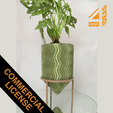 bullet-planter-2_stand-one_CL.gif Bullet Planter Pot 2 - hanging planter + stands - Commercial License