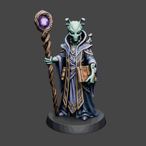 Alien Mage Miniature