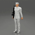 ezgif.com-gif-maker-28.gif 3D file Naval reserve officer standing holding gun・3D printer model to download