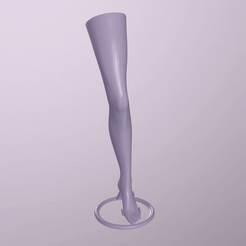 ezgif.com-gif-maker-93.gif OBJ file Leg Mannequin・Model to download and 3D print, printinghub