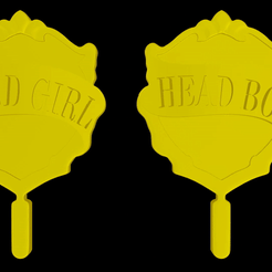 ezgif.com-gif-maker.gif STL file Pin Harry Potter - Head Boy - Head Girl・3D printing model to download, JuniorKA