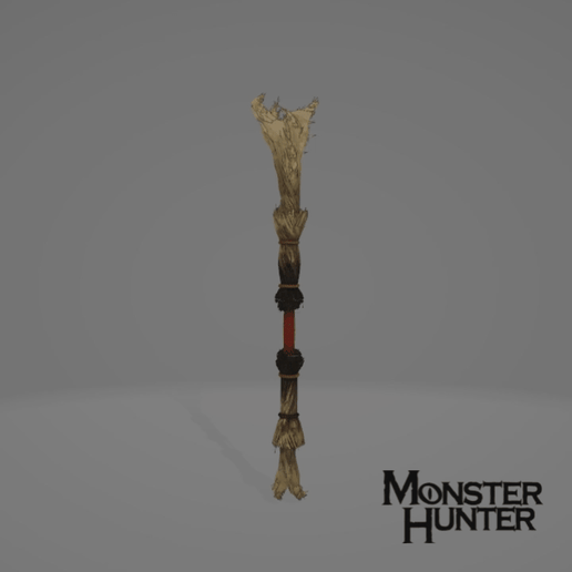 MONSTER HUNTER FURIOUS RAJANG BOW 3D model