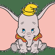 clipdumboears2.gif Dumbo cookie cutter