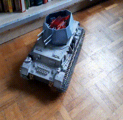 20211126_095319-1.gif 3D file Panzer IV Flak Turret (Wirbelwind) 1/16・3D printing design to download, steve_sp78