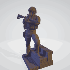 kilgore.gif Archivo STL König - Modern Warfare 2・Diseño para descargar y imprimir en 3D