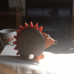 IMG_2617.gif Download STL file Walking hedgehog • 3D print design, Sharkus