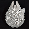 Star-Wars-WordCloud-Twitter-Small.gif STL file Star Wars WordCloud・3D print design to download