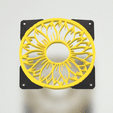 flor-amarilla.gif 120mm flower-shaped fan shroud