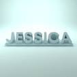 Jessica_Standard.gif Jessica 3D Nametag - 5 Fonts