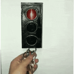 WhatsApp-Video-2021-07-11-at-12.54.37-AM.gif STL file Traffic light for hanging keys - key holder・3D printing design to download