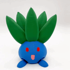 1960527E-CC6B-4C12-B833-621E2696A6BA.gif Free STL file 043- Mystherbe / Oddish articulated・3D printer model to download, Entroisdimenions