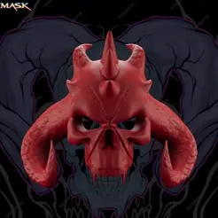 gF.gif Demon SKull Mask - Fashion Cosplay