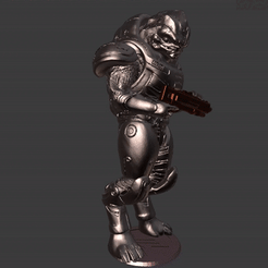 grunt.gif Archivo STL Estatua del Grunt de Mass Effect・Diseño para descargar y imprimir en 3D, Tronic3100