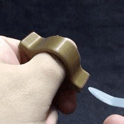 unnamed.gif Download file Magic Trick - Sword Through Finger • 3D print template, JoakoZarza