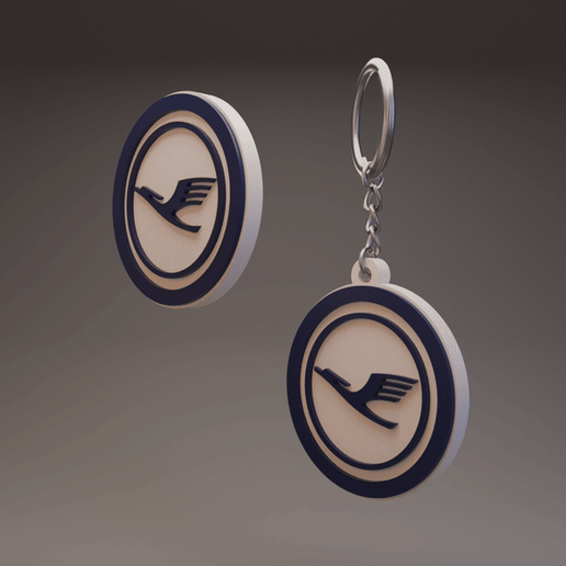 Lufthansa - Keychain and Coin/Badge