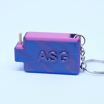 🗝️ bb's keychain | airsoft keychain | 6mm bb's box・Free STL File for ・Cults