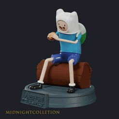 Fin_poses.gif STL file Finn - Adventure Time・3D printer design to download, Midnightcollection