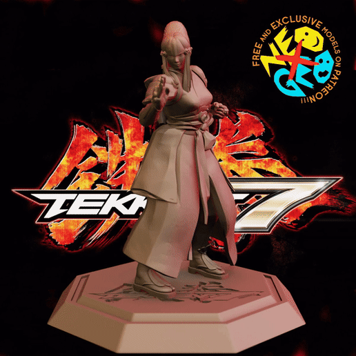Kazumiです 🤴 KAZUMI - TEKKEN 7・Free STL File for ・Cults