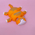 Flexi-Cat-Orange.gif Extra Chunky Flexi Cat - Orange Striped and Tuxedo