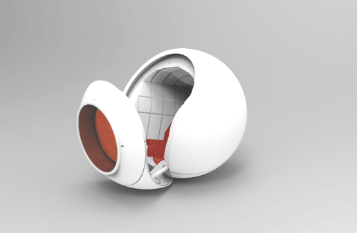 SAIYAN SPACE POD / ATTACK BALLS  1:10 SCALE