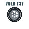 Volk-Rays.gif 1:24 Volk Rays T37 Wide with Simi Slick Tiers
