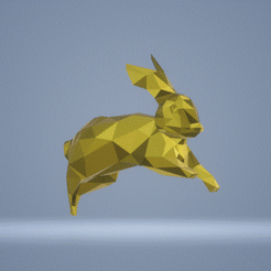 ABB_064.gif Файл STL кролик_x004・3D модель для печати скачать