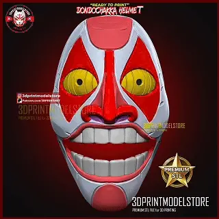 Bleach Dondochakka Birstanne Helmet - MOVABLE JAW - Ichigo Hollow Mask - Halloween Cosplay