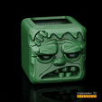 Monster-cube-3d-printable-stl.gif Maceta Monster Cube Imprimible en 3D