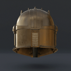 Comp82_AdobeExpress.gif 3D file The Armorer Helmet - 3D Print Files・3D printing template to download