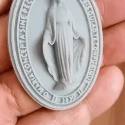 videoMedallaMilagrosa.gif Miraculous Virgin Medal (resin) - Miraculous Virgin Medal (resin)