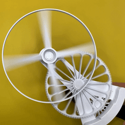 Heli-Launcher-Drill-Powered.gif 3D file The Heli Launcher・3D printer design to download