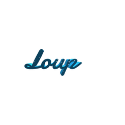 Loup.gif Archivo STL Lobo・Diseño de impresora 3D para descargar